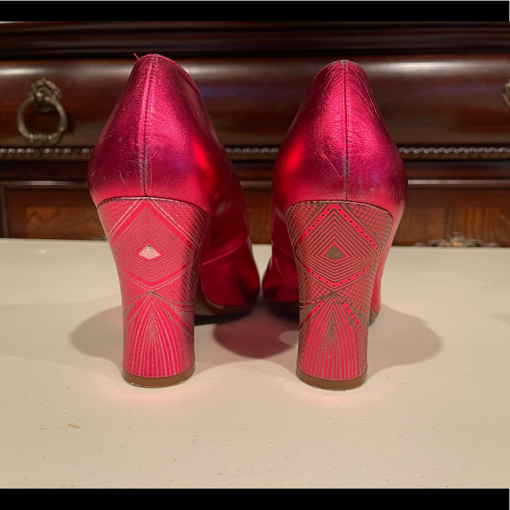 Chie Mihara pink pumps size 7 - Picture 4 of 7